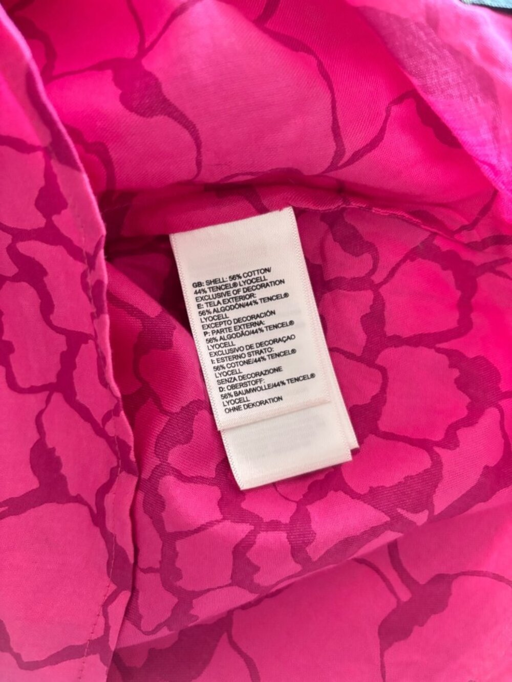 ✨3/$30 The North Face Womens Pink Patterned Tank Top M Keyhole Back - Picture 4 of 4